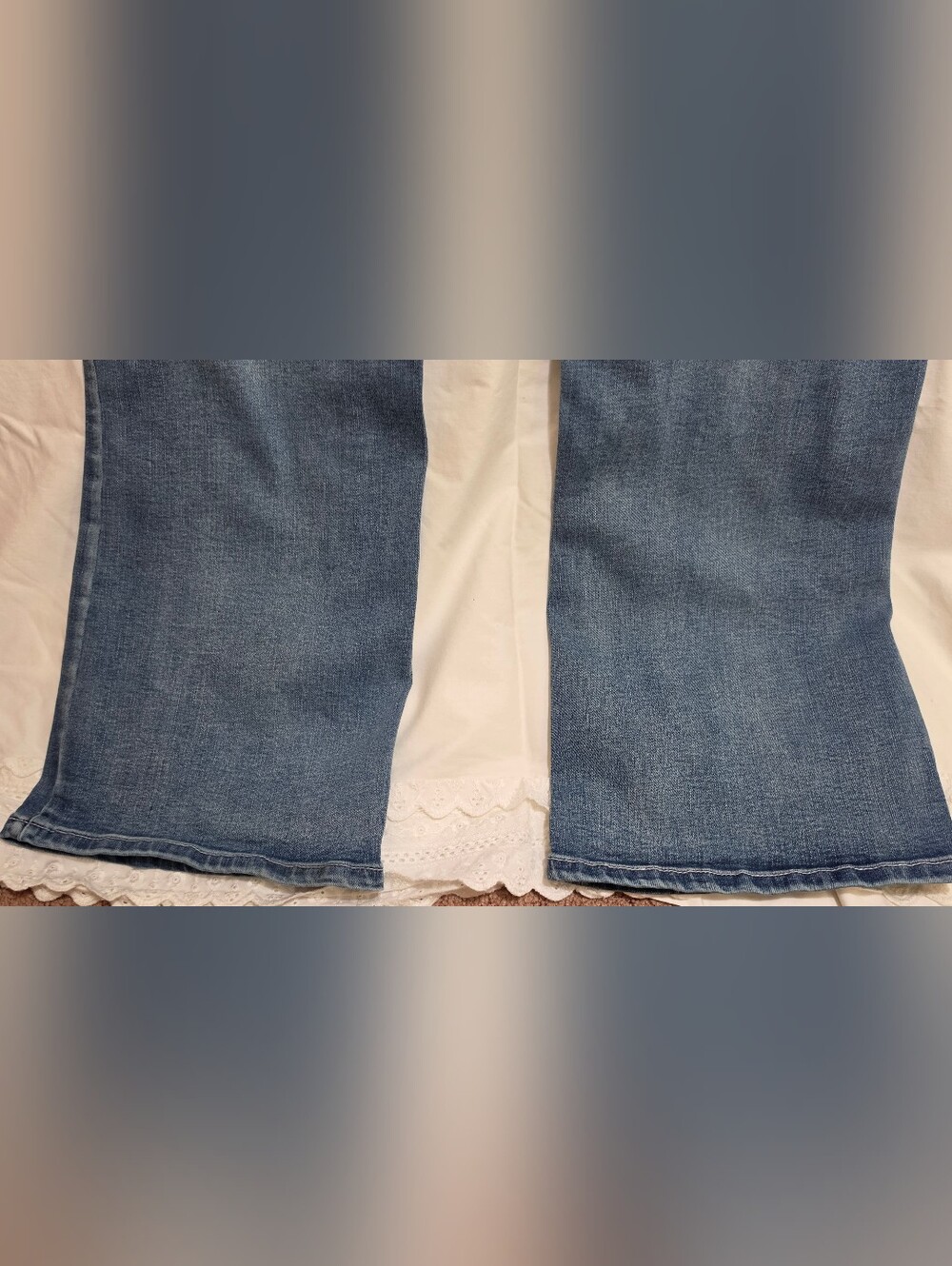 Platinum Plush Duel Challenge Jeans - Sz Juniors 15 or Womans 12 - Picture 3 of 9